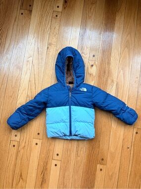 The North Face Kids Blue Puffer Insulated Jacket